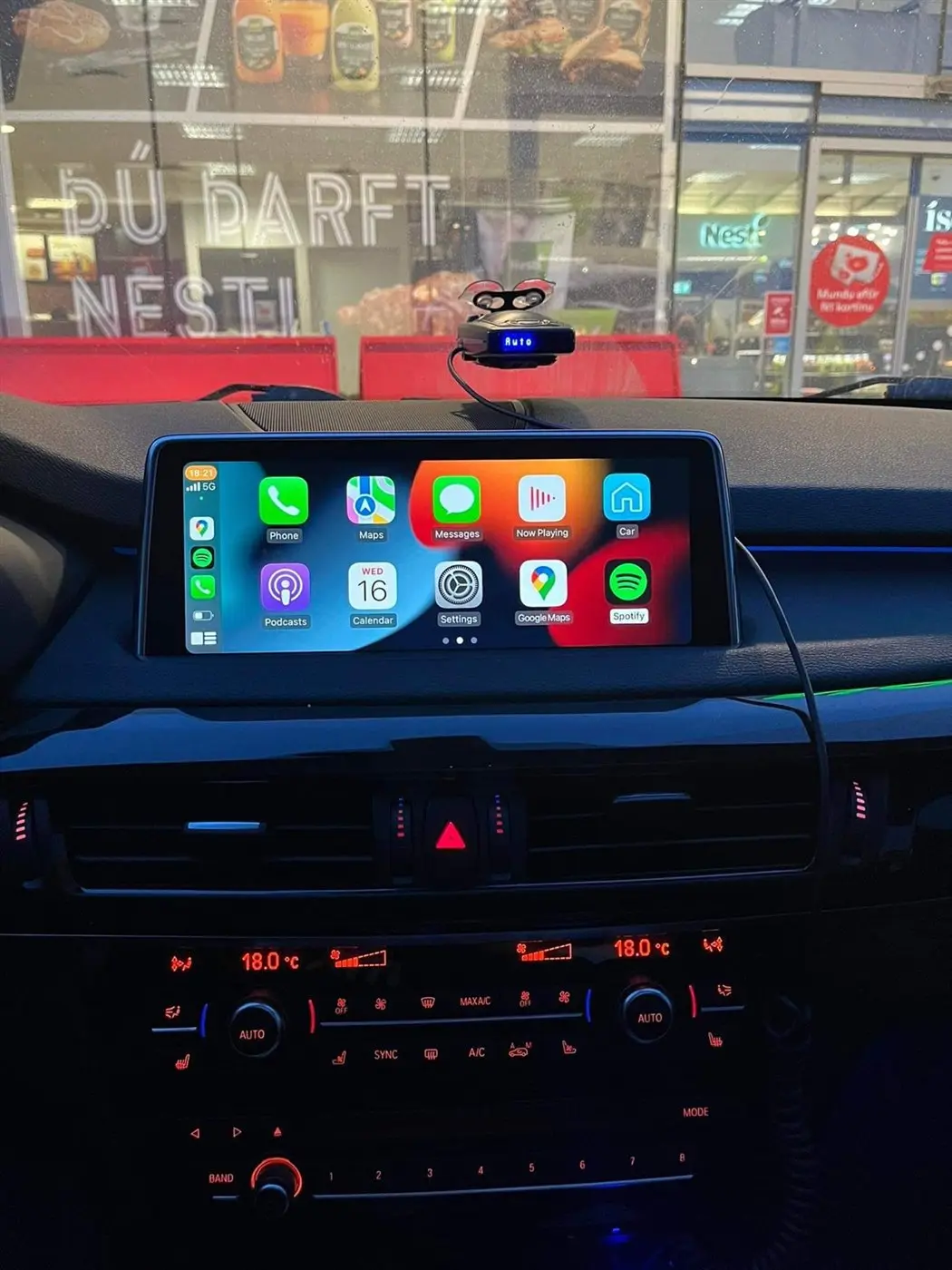 CarPlay on an older NBT system — BMW X5 F15