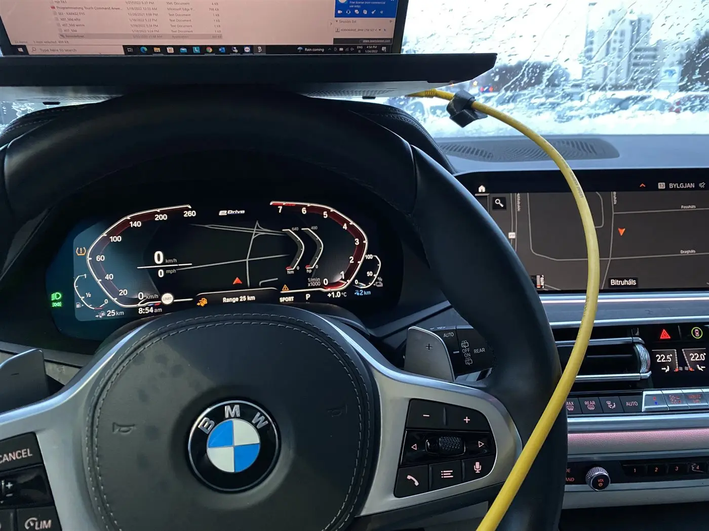 CarPlay & maps with Iceland on an X5 G05 — BMW X5 G05